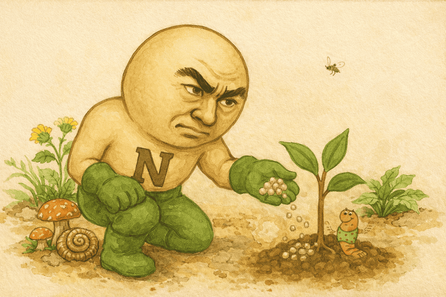 窒素のイメージキャラクター