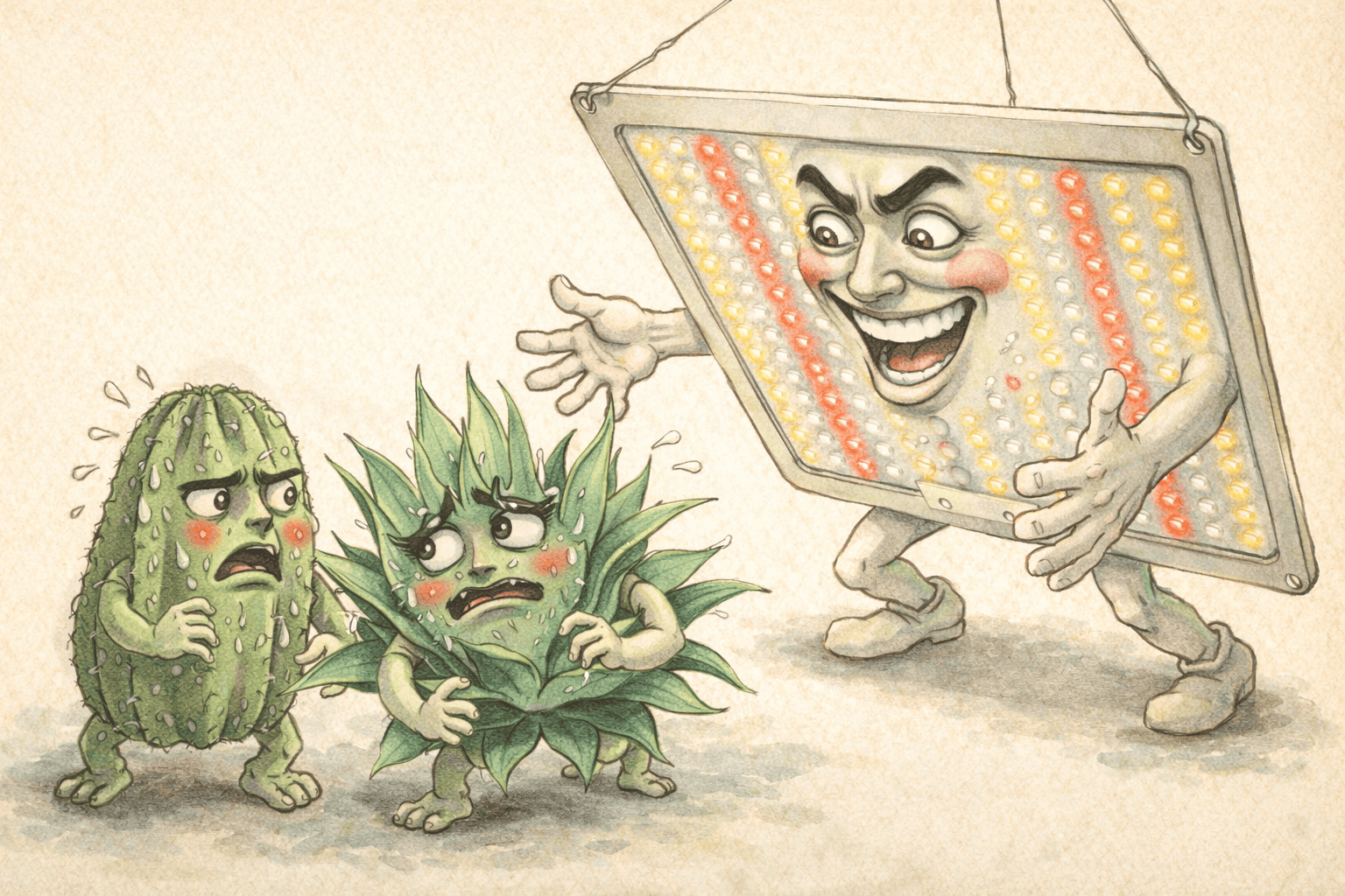 強めのパネル型LED