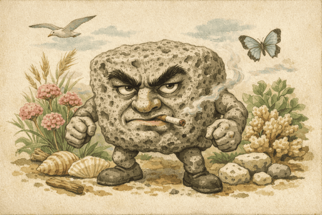 軽石のキャラクター