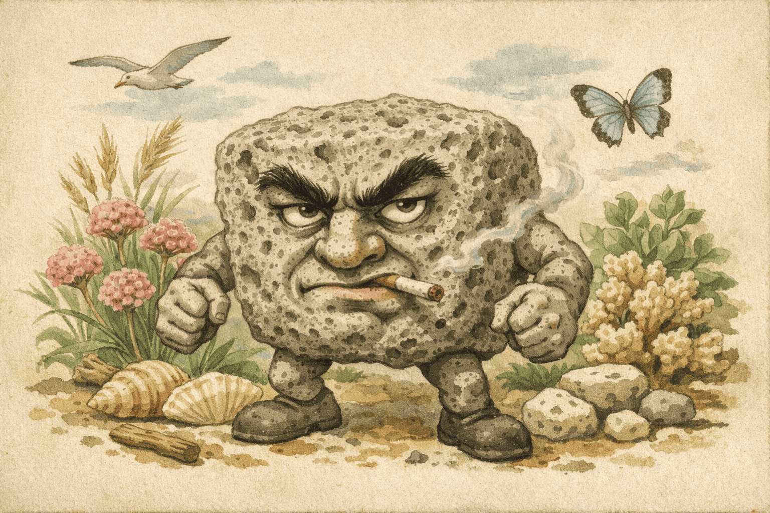 軽石のキャラクター